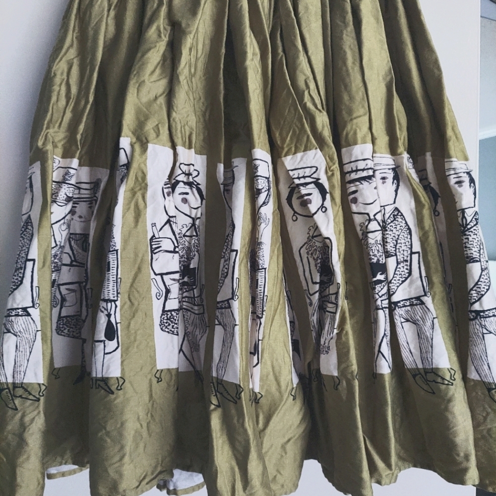 Pin Up Couture Green Mary Blair Skirt